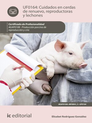 cover image of Cuidados en cerdas de renuevo, reproductoras y lechones. AGAP0108